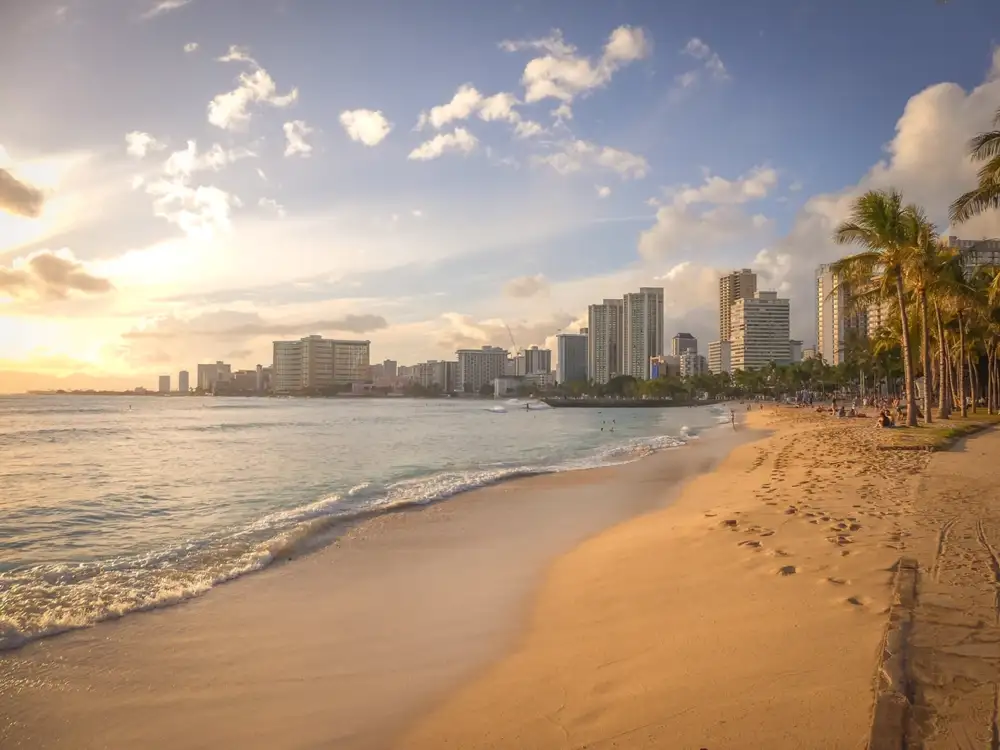 Honolulu and Waikiki, Hawaii, USA
