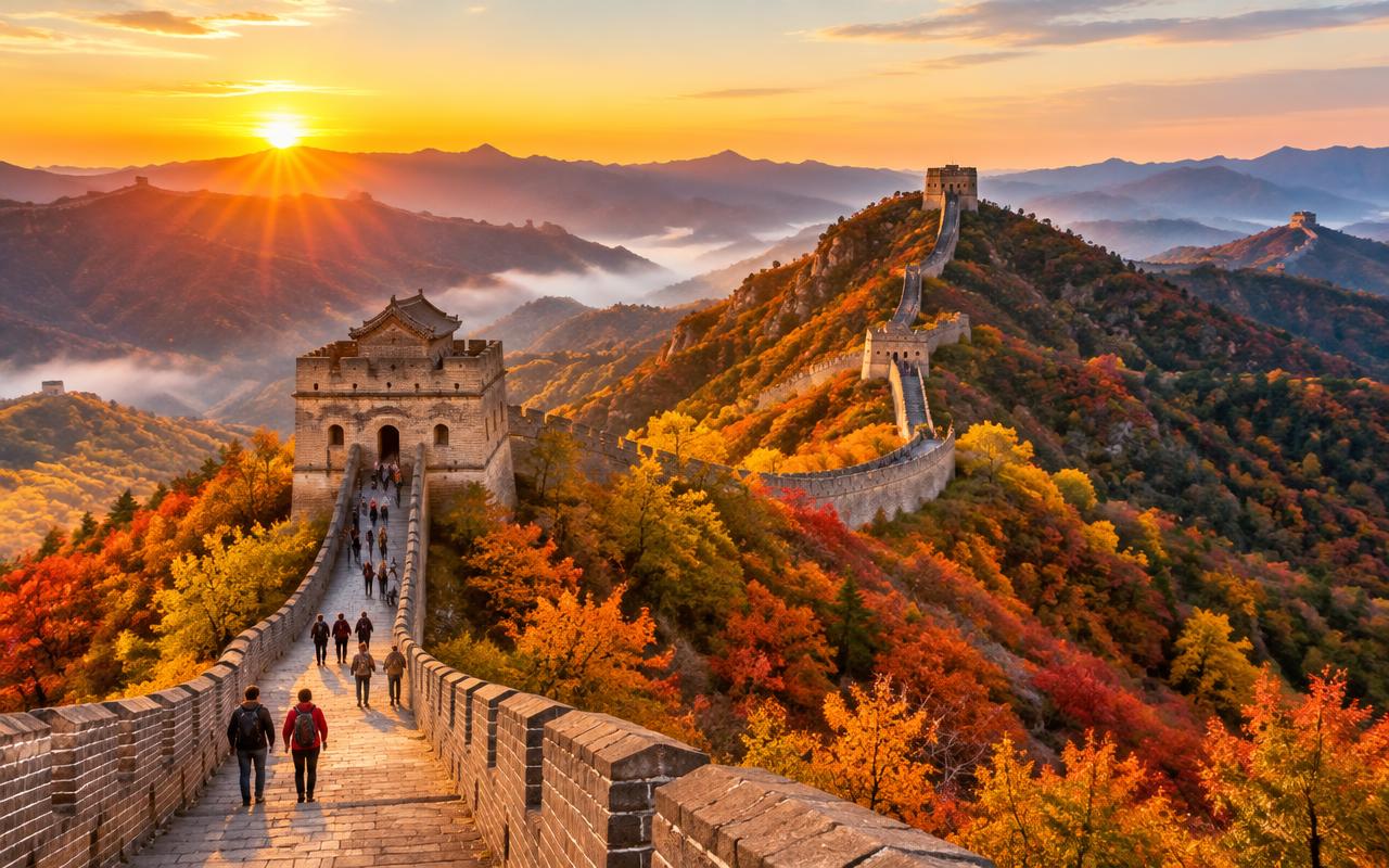 Chinese Golden Week travel illustration