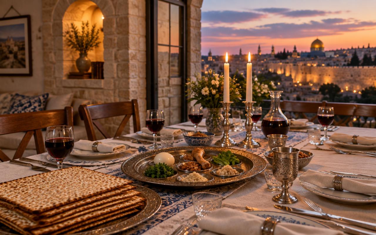 Passover travel illustration